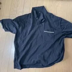 GU 黒 ポロシャツ ショートスリーブ