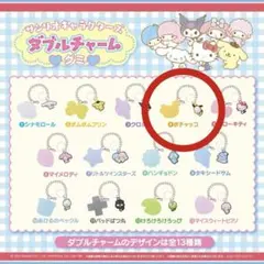 【新品】ポチャッコ　ダブルチャームグミ　サンリオ　めじるし