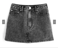 新品 GRL デニムミニスカート インパン裏地付き ブラック ギャル ミニスカ