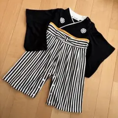 袴風ベビーロンパース　サイズ80cm