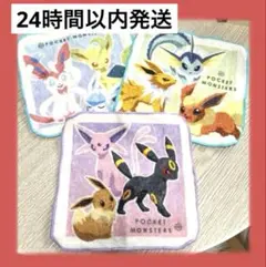 【即購入OK】ポケットモンスター タオルハンカチ ブイズ 3枚セット