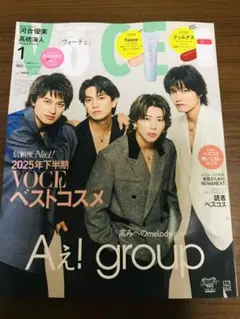 VOCE SPECIAL 2026 1月号 Aぇ! group 付録なし