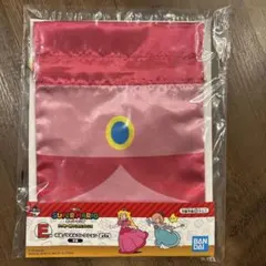 【新品未使用】スーパーマリオ 一番くじピーチ姫 巾着