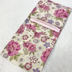 サニタリーケース 和風 花 牡丹 ぼたん 桜 赤紫 ゴールド S9566