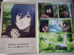 進撃の巨人 メモリアルカード 一番くじ G賞　ミカサ　結末