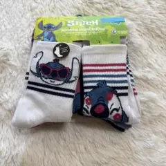 Disney Stitch ショートクルーソックス 8足セット　ばら売り可能のサムネイル