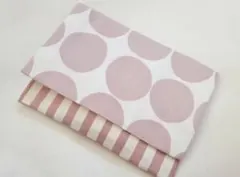 移動ポケット　ハンドメイド　1368.大きなドット×四角