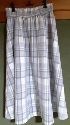 GU　チェック柄スカート　S