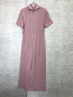 레트로 올드 헌 옷 이타리야 레터드 자수 헝겊 칼라가 달린 올인원
