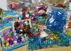 デコパーツ ビーズ 宝石パーツ 大量まとめ売り ハンドメイド ごっこ遊び