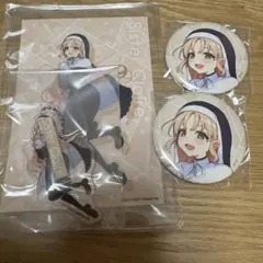 にじさんじ シスタークレア にじフェス 2021 アクリルキーホルダー 缶バッジ