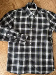 MACKINTOSH PHILOSOPHY 麻混　チェック柄シャツのサムネイル