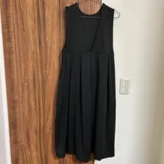 LACE LADIES ワンピース　ジャンパースカート　ブラック