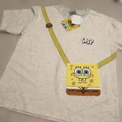 V64 新品スポンジボブTシャツ140のサムネイル