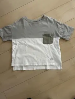 キムラタン(Bobson) Tシャツ 120サイズ グレー/ホワイトのサムネイル
