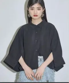 今日削除TODAYFUL Satin Short Shirts ブラック3回着用 - メルカリ