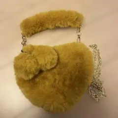 ファー ハート型 ショルダーバッグ