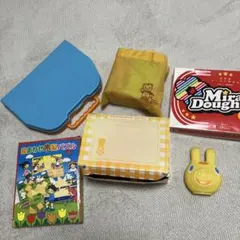 ちゃれんじ(ドーナツ屋さん、レストラン、レジ、お医者さん)木製パズル、ロディ