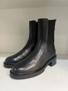 ルタロン　レザーモールドチェルシーショートブーツ