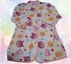 アンパンマン スリーパー ベスト 95cm ピンク 総柄 防寒