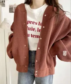 クラシカルエルフ　java ワッフル カーディガン