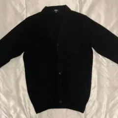 UNIQLO セーター　カーディガン　ブラック　トップス　学生　制服　秋冬