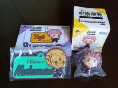 [新品]　呪術廻戦　一番くじフィギュア（悠仁）とラバーキーホルダー（メカマル）