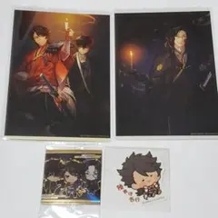 刀剣乱舞 陸奥守吉行 肥前忠広 南海太郎朝尊 クリアポストカード んまほっぺ