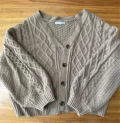 INGNI ニット ニットカーディガン ベージュ 長袖 セーター