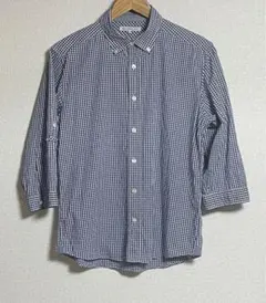 green label relaxing 七分袖シャツ　ロールアップスリーブ付