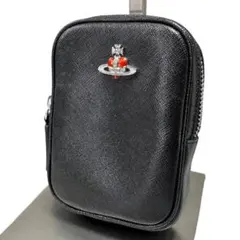 超美品　ヴィヴィアンウエストウッド オーブ ミニポーチ ブラックのサムネイル