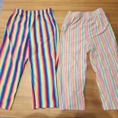 カラフルストライプキッズパンツ2点セット RECO tokyo レコ