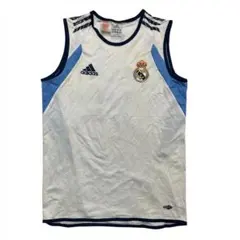 00s アディダス レアルマドリード ゲームシャツ タンクトップ S y2k