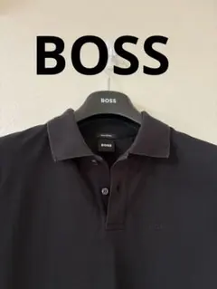 BOSS ポロシャツ ブラック メンズ 現行 タグ ロゴ S - メルカリ