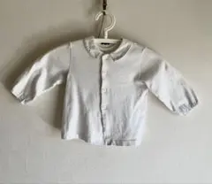 familiar 80 ホワイト 長袖シャツ　ファミリア