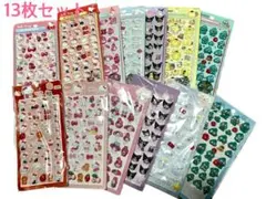 サンリオ　ボンボンドロップシール　7枚　ぷくぷくシール　6枚　13枚セット
