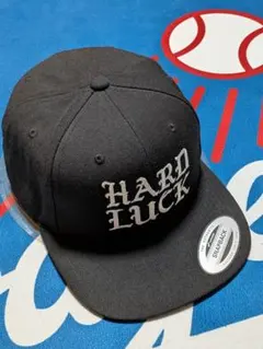 HARD LUCK キャップ ブラック スナップバック