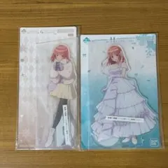 一番くじ 五等分の花嫁　G賞　ビッグアクリルスタンド　中野二乃　2種セット