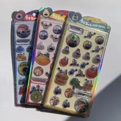 パペットスンスン うるちゅるPOPシール 3点セット