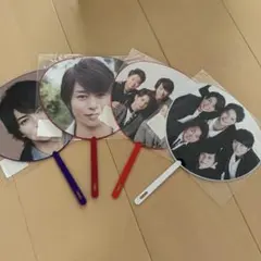 嵐 櫻井翔 松本潤 ミニうちわ＋会報 vol81-87