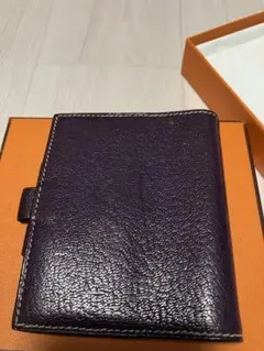 HERMES　エルメス　手帳カバー　紫　パープルのサムネイル