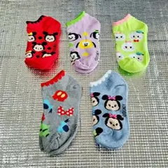 最終値下げ 新品 ディズニー キッズ靴下 5足セット