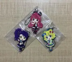 プリパラ　ラバーストラップ　ねんどろいどぷらす　南みれぃ　北条そふぃ　東堂シオン