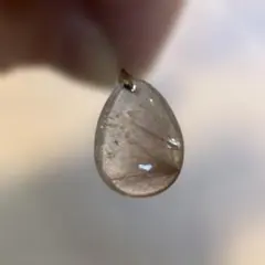 天然銀針ルチル　ペンダントトップ