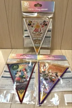 ❤︎ディズニーリゾート40周年ガーランド3点❤︎
