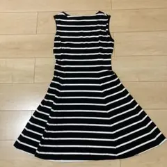 UNIQLO ストライプ ノースリーブ ワンピース M