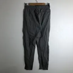 グレー ウエストゴム ジョガーパンツ