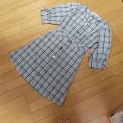 マジェスティックレゴン チェック柄ワンピース