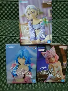 ホロライブ 雪花ラミィ 白銀ノエル 大空スバル Relax time フィギュア