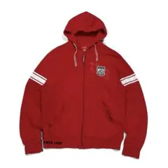 【希少】浦和レッズ 公式 フルジップパーカー ダブルジップ 刺繍ロゴ フェード